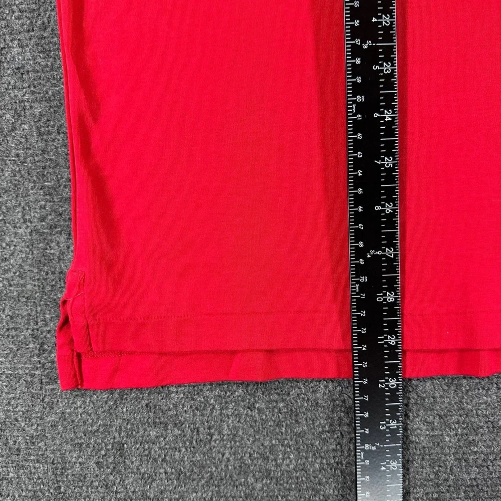 Polo Ralph Lauren Polo Shirt Mens L Large Red Short Sleeve Pony Logo Cotton